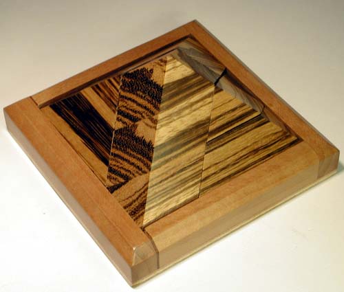 Egyptian pyramid puzzle
