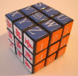 Rubik Cube letters and signs