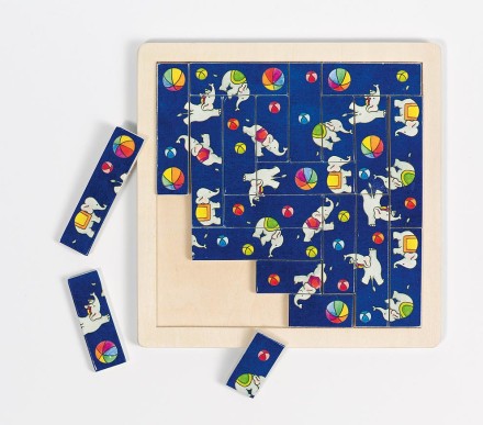 houten olifant puzzel