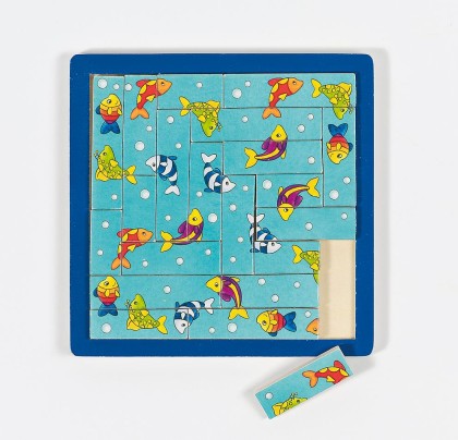 houten vis puzzel