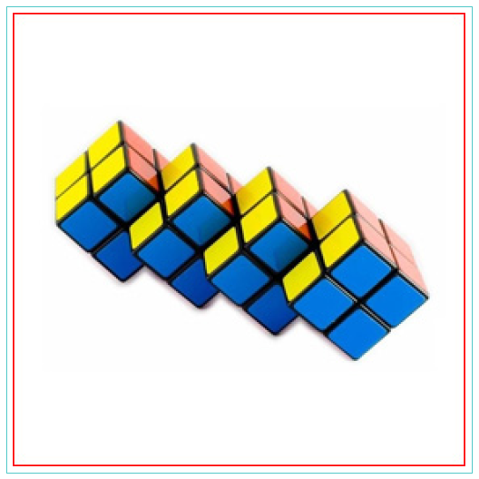 De East Sheen Mini Multi Cube 2x2 - Quatro