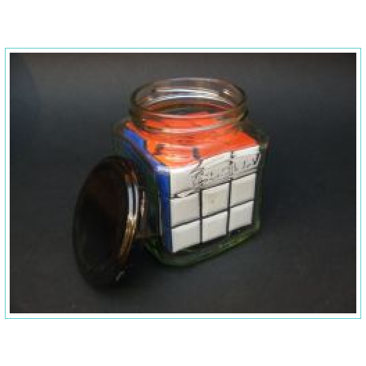 Cube in jar