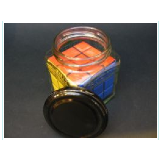 Cube in jar