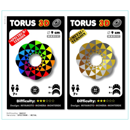 Torus 3D 9cm 16 dlg