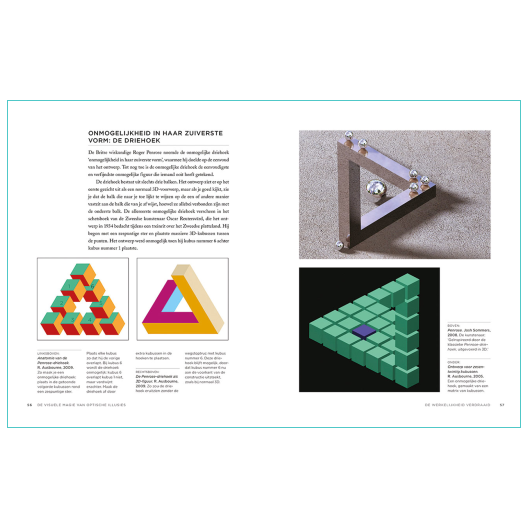 Optische Illusies visuele misleidig van het brein