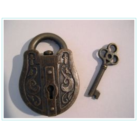 Eureka Brass Ring Lock