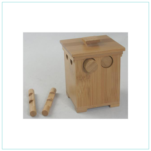 Bamboo Dilemma Jar 2 Circle Posts Puzzle