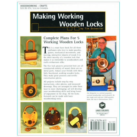 Making working wooden locks