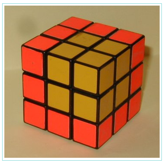 two color rubik cube