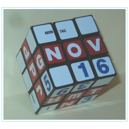 Rubik Cube Kalender